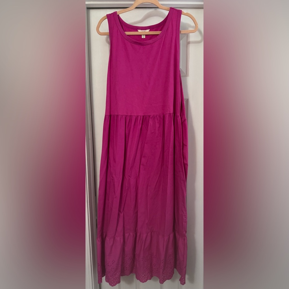 Terra & Sky Vibrant Magenta A-Line Skirt